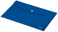 Leitz Dokumentenmappe Sammelmappe A4 Blau - Typ: Dokumentenmappe - Ausstattung: Druckknopf-Verschluss - Detailfarbe: Blau - Material: Recycling-Kunststoff
