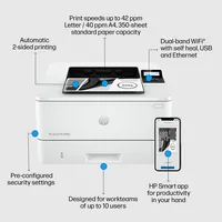 HP LaserJet Pro 4002dn Printer 1200 x 1200 DPI A4