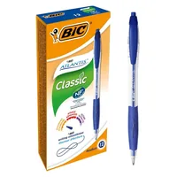 BIC Atlantis Classic Blue Twist retractable ballpoint pen Medium 12 pc(s)