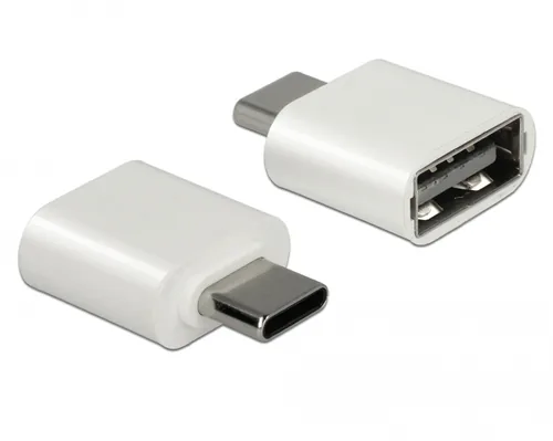 Delock Maus 12532 USB-Type-A &Type-C - Maus-Typ: Standard - Maus Features: Umschaltbare DPI-Auflösung - Scrollrad - Bedienungsseite: Universal - Detailfarbe: Weiss - Anthrazit - Verbindungsart: Verkabelt - Schnittstelle: USB-A - USB-C