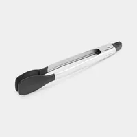 Brabantia Küchenzange Profile Line Schwarz/Silber - Anwendungsbereich: Küche - Set: Nein - Detailfarbe: Silber - Schwarz - Griffmaterial: Edelstahl - Material Küchenhelfer: Nylon