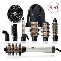 Bellissima Air Wonder 8 in 1 Hot air brush Warm Gold, White 1000 W 1.8 m