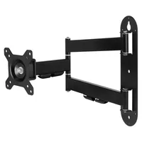 Arctic Cooling Wandhalter W1C bis 18 kg – Schwarz - Eigenschaften: Drehbar - Ausziehbar - Maximale Bildschirmgrösse: 49  - Detailfarbe: Schwarz - Maximale Tragkraft: 18 kg - Anzahl Bildschirme: 1