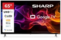 Sharp TV 65HP5465E 65, 3840 x 2160 (Ultra HD 4K), QLED - Auflösung: 3840 x 2160 (Ultra HD 4K) - Bildschirmdiagonale in Zoll: 65  - Tuner-Signal: DVB-C (Kabel) - DVB-S2 (Satellit) - DVB-T2 (terrestrisch) - HDMI Anschlüsse: 4 - Schnittstellen: 3.5-mm-Kopfhö