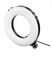 Hama Ringlicht SpotLight Smart 80 II - Farbtemperatur Kelvin: 5500 K - 2100 K - 3000 K - Lichtfarbe: Tageslichtweiss (Kaltweiss) - Neutralweiss - Warmweiss - Leuchtenfarbe: Schwarz