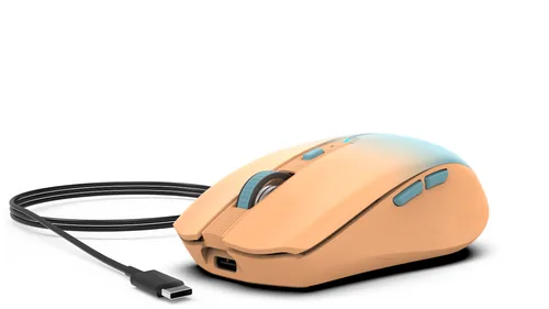 INCA Wrls Maus 1600DPI2xBT5.16TastenLED2.4GHzUSB-C