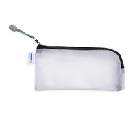 HERMA Etui Mesh Bag 23 x 11 cm, Schwarz/Weiss - Breite: 23 cm - 11 cm - Gefüllt: Nein - Etui-Art: Etui - Material: EVA - Detailfarbe: Weiss - Schwarz