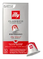 Illy Kaffeekapseln Classico Espresso 10 Stück - Entkoffeiniert: Nein - Produktionsland: Italien - Packungsgrösse: 10 Stück - Geschmacksrichtung: Keine - Getränkeart: Espresso - Kaffeeart: Nespresso Kapseln