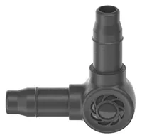 GARDENA L-Stück Micro-Drip-System 3/16, 10 Stück - Bewässerungsart: L-Stück - System Teil: Micro-Drip-System - Detailfarbe: Grau