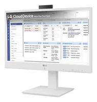 LG 24CR670N-6P Intel® Celeron® N5105 60,5 cm (23.8") 1920 x 1080 Pixel All-in-One thin client 8 GB DDR4-SDRAM 16 GB eMMC Wi-Fi 6 (802.11ax) Weiß