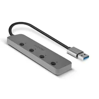 LINDY 4 port USB 3.0 hub -  with on/off switch