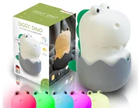 Sombo Nachtlicht Diggi Dino - Betriebsart: Akkubetrieb - USB - Lampensockel: LED fest verbaut - Lichtfarbe: Mehrfarbig - Warmweiss (WW) - Abschaltautomatik: Keine Angaben