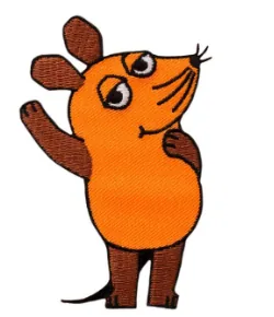 Mono-Quick Aufbügelbild Die Maus 1 Stück - Breite: 5.6 cm - Länge: 8.9 cm - Motiv: Maus - Anzahl Stück: 1 Stück