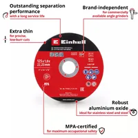 Einhell 49711522 angle grinder accessory Cutting disc