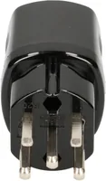 Max Hauri Stecker T25 - Schwarz - Detailfarbe: Schwarz - Stromanschluss Seite A: T25 - Schalter: Nein - Stromanschluss Seite B: Schraubklemme - Typ: Montagestecker