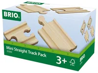 BRIO Eisenbahn 1/4 Ausgleichsschienen gerade - Kategorie: Schienen & Weichen - Altersempfehlung ab: 3 Jahren - Material: Holz - Eigenschaften: Keine Eigenschaft - Zertifikate: FSC