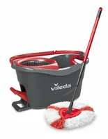 Vileda Easywring & Clean Turbo mop Wool Red, White