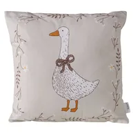 Boltze Kissen Goosie 45 x 45 cm - Breite: 45 cm - Detailfarbe: Beige - Mehrfarbig - Nachhaltigkeit: Nicht angegeben - Bezug abnehmbar: Ja - Mit Bezug: Ja - Produkttyp: Kissen mit Füllung