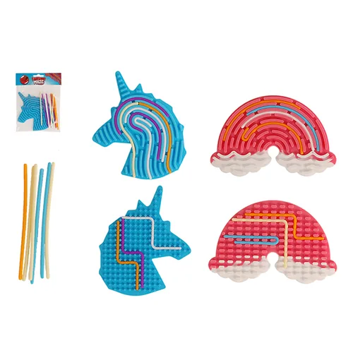 ROOST Fingerprint Maze 621905 Einhorn & Regenbogen 4 ass.