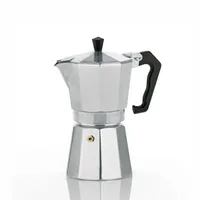 Kela Espressokocher Italia 3 Tassen, Silber - Material: Aluminium - Kompatible Kochfelder: Elektro - Gas - Glaskeramik - Detailfarbe: Silber - Betriebsart: Manueller Betrieb - Anzahl Tassen: 3 ×