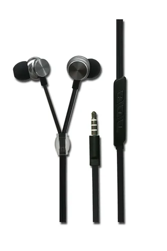 2GO In-Ear Stereo-Headset ""Luxury"" Zipper-Style anthrazit
