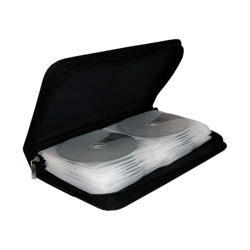 MediaRange CD-Tasche 48 Disc - Produkttyp: CD-Tasche - Medientyp: CD - DVD - Nutzinhalt Gesamt: 48 Stück - Ausstattung: Reissverschluss - Verpackungseinheit: 1 Stück