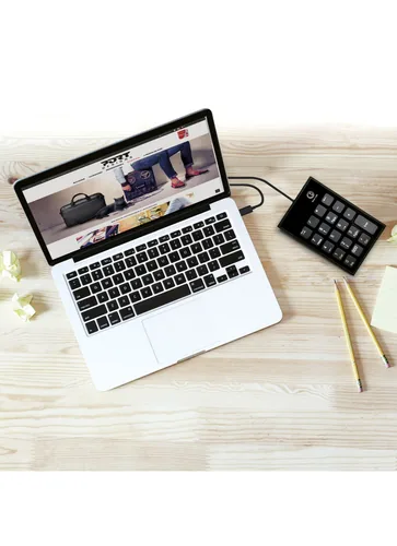 PORT Numeric Keypad wired 900801 USB-C/USB-A, PC/Mac