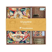 Clairefontaine Schreibset Frida Kahlo A5, Liniert, Mehrfarbig - Produkttyp: Notizheft/-buch - Bindungsart: Gebunden - Detailfarbe: Mehrfarbig - Einband: Gebunden - Anzahl Seiten: 64 - Nachhaltigkeit: Nicht angegeben