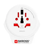 SKROSS Reiseadapter World USA mit USB Ladegerät - Anzahl Pole: 3-polig (geerdet) - USB Ladeanschluss (Output): 1 - Adapter Dose: USA - Adapter Stecker: Australien - Brasilien - China - Italien - Japan - Schweiz - Vereinigte Staaten - Vereinigtes Königreic