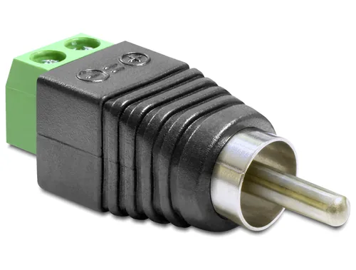 Delock Audio-Adapter Cinch - Unkonfektioniert - Kabeltyp: Adapter - Audioanschluss Seite A: Cinch - Audioanschluss Seite B: Unkonfektioniert - Audiokanäle: Stereo
