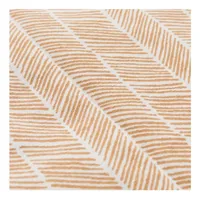Urbanara Picknickdecke Mallur 130 x 190 cm - Apricot / Weiss - Breite: 130 cm - Material: Polyester - Baumwolle - Länge: 190 cm - Farbe: Apricot - Sportart: Outdoor