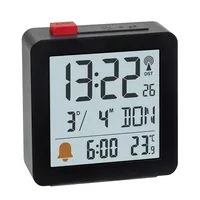 TFA Dostmann Digitalwecker Schwarz - Betriebsart: Akkubetrieb - Funksignal: Ja - Funktionen: Snooze-Funktion - Ausstattung: Aussentemperaturanzeige - Displaytyp: LCD - Detailfarbe: Schwarz