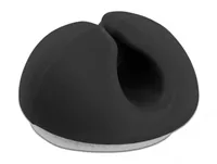 Delock Kabelhalter 15mm, für 1 Kabel, selbstklebend 10 Stück - Ausstattung Kabelmanagement: Selbstklebend - Produkttyp: Kabel-Clip - Verpackungseinheit: 10 Stück - Material: TPR - Detailfarbe: Schwarz