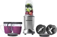 NUTRiBULLET Nährstoffextraktor Original Silver 600 W - Motorleistung: 600 W - Funktionen: Mixen - Smoothies - Zerkleinern - Detailfarbe: Silber - Fassungsvermögen: 0.5 l - 0.7 l