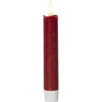 Star Trading LED-Stabkerzen Set Dinner Flamme Ø 2.1 x 15 cm, Rot, 2 Stk - Betriebsart: Batteriebetrieb - Fernbedienung: Nein - Aussenanwendung: Nein - Höhe: 15 cm - Timerfunktion: Ja - Set: Ja