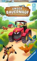 Ravensburger Kinderspiel Unser Bauernhof - Sprache: Italienisch - Französisch - Deutsch - Kategorie: Würfelspiel - Altersempfehlung ab: 3 Jahren - Spieldauer: 15 min - Min. Anzahl Spieler: 2 - Max. Anzahl Spieler: 4