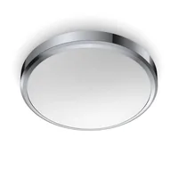 Philips Deckenleuchte Doris, 17W, 4000K, IP44, chrome - Leuchten Kategorie: Deckenleuchte - Betriebsart: Netzbetrieb - Lampensockel: LED fest verbaut - Farbtemperatur Kelvin: 4000 K - Dimmbar: nicht dimmbar - Farbwiedergabeindex CRI: 80