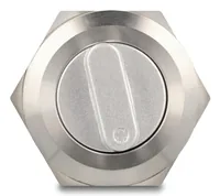 DELOCK Drehschalter zum Einbau 22 mm 3 x Lötanschluss