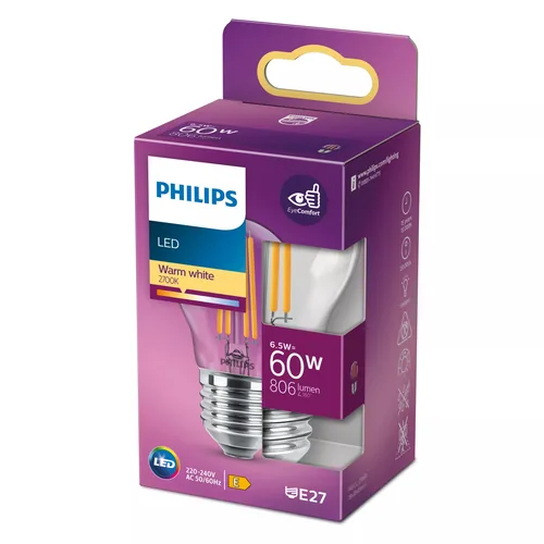 Philips 8718699762315 LED-Lampe Warmweiß 2700 K 6,5 W E