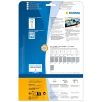 HERMA Labels A4 210x297 mm white paper glossy 25 pcs.
