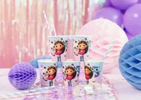 PartyDeco Cups Gabby's Dollhouse, mix, 250 ml