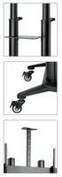 BRACKIT STAND HD XXL MOBILE STAND SYSTEM XXL DISPLAYS 65-120