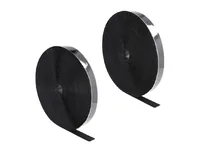 Delock Klettband 25m x 25mm Strapazierfähig Schwarz - Breite: 25 mm - Länge: 25 m - Ausstattung Kabelmanagement: Selbstklebend - Produkttyp: Klettband - Verpackungseinheit: 1 Stück - Material: Nylon - Polyester