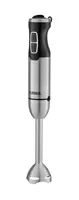 FURBER Stabmixer Pro Trio Edelstahl/Schwarz - Motorleistung: 1000 W - Funktionen: Pürieren - Turbo-Funktion - Zerkleinern - Schlagen - Mixen - Detailfarbe: Edelstahl - Schwarz - Kabelgebunden: Ja - Set: Ja