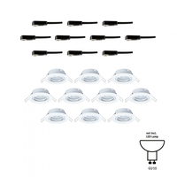 Paulmann Base Basic Set Swivelling Recessed lighting spot GU10 10 W