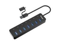 Equip 7-Port USB-A3.2-Hub->7xUSB-A 3.2 USB-C Adapter 5Gbps