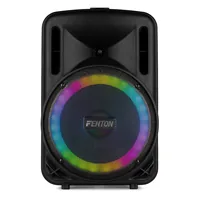 Fenton Lautsprecher FT10 lED MK2 - Bestückung: 1x 1 - 1x 10 - Eigenschaften: Akkubetrieb - Bluetooth Audio Streaming - Integrierter Lichteffekt - Mikrofoneingang - Bauweise: Multifunktionsbox - Lautsprecher Kategorie: Aktiv