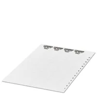 Phoenix Contact Kabelkennzeichnung ESL 40 x 17 10 Stück - Produkttyp: Kabelbeschriftung - Ausstattung Kabelmanagement: Beschriftungsfeld - Verpackungseinheit: 10 Stück - Material: Polyester - Detailfarbe: Weiss