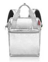 Reisenthel Rucksack Allrounder R Silver Crackle - Volumen: 12 l - Rucksack Typ: Freizeit-Rucksack - Zielgruppe: Damen - Nachhaltigkeit: Nicht angegeben - Helm Fixierung: Nein - Reflektoren: Nein