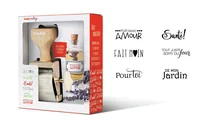 Trodat Stempel «Fait maison» Haus, Blau/Schwarz/Karminrot - Nachhaltigkeit: Nicht angegeben - Anzahl Zeilen: 1 × - Motiv: Haus - Detailfarbe: Blau - Karminrot - Schwarz